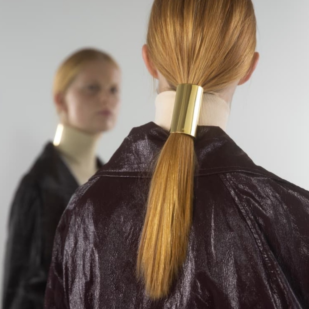MAM Ponytail Cuff (Medium) in Gold Hair Accessory